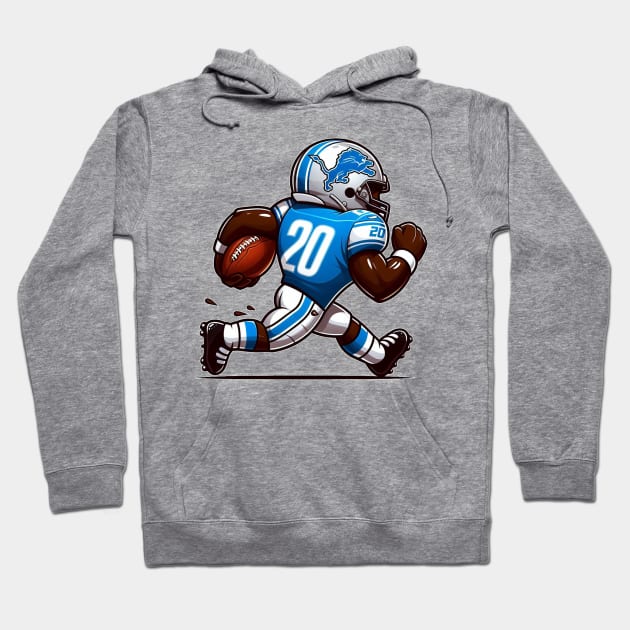 Lions Football Hoodie by Corecustom